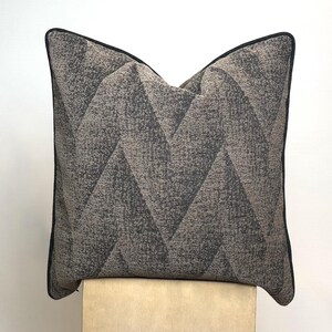 Gray Geometric Cotton Pillow Cover Modern Decorative Cushion Case Sofa Accent Throw