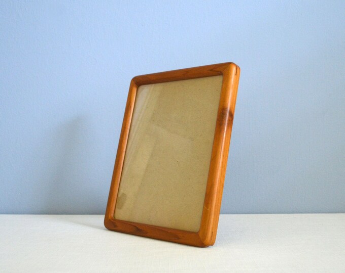 Vintage 8x10 Picture Frame Solid Teak Danish Modern Etsy