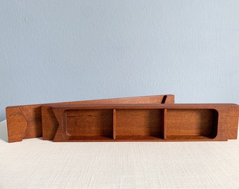 Rare Vintage Early Dansk Teak Jewelry Box Designed by Jens Quistgaard - Made in Denmark