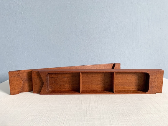 Rare Vintage Early Dansk Teak Jewelry Box Designe… - image 1