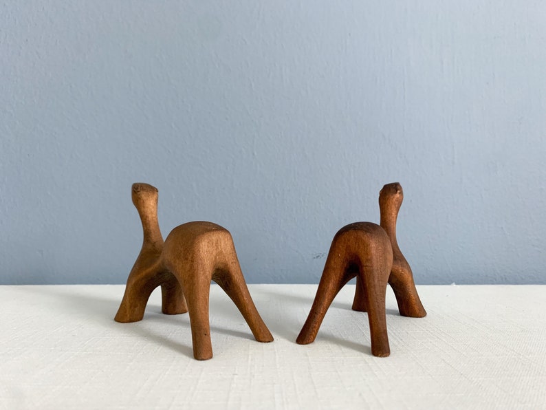 One Vintage Danish Modern Animal Sculptures Stamped Two Available image 4