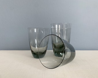 Set of Four Vintage Holmegaard Copenhagen Smoke Highball Glasses