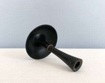 Vintage Dansk Cast Iron Candlestick Holder by Jens Quistgaard - Made in Denmark