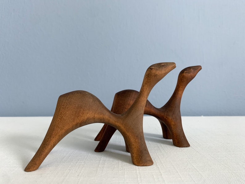 One Vintage Danish Modern Animal Sculptures Stamped Two Available image 5