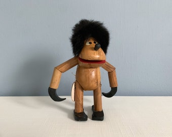 Vintage toy monkey アスティエ　オーナメント Vintage Zoo Line Style Large Articulated Monkey - Ho Toi God
