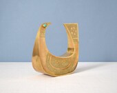 Vintage Modernist Joaquin Tinta Brass Bird