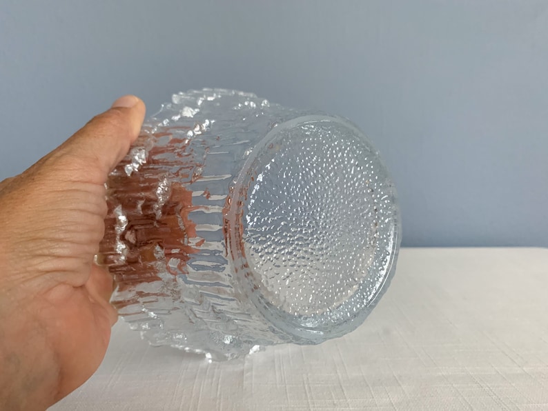 Vintage Small Glass Bowl in the Style of Tauno Wirkkala for Humppila image 6