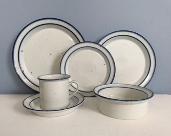 Choose from Dansk Blue Mist Replacement Pieces by Niels Refsgaard