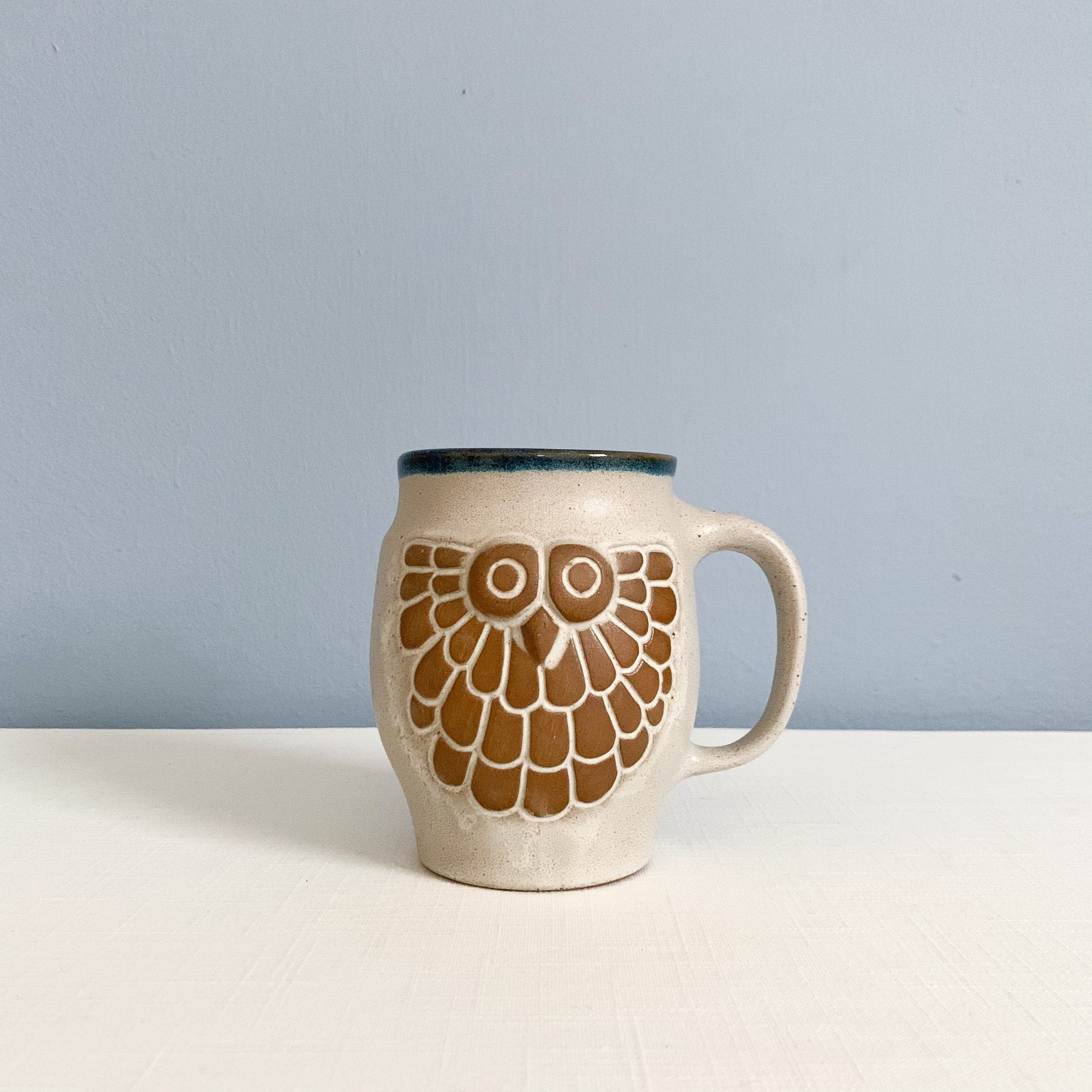 Rare Millésime David Stewart Lion's Valley Large Owl Mug