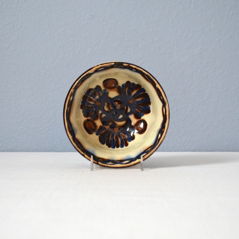 K\u00e4hler Hand Decorated Small Bowl Vintage Herman A