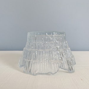 Vintage Small Glass Bowl in the Style of Tauno Wirkkala for Humppila image 4