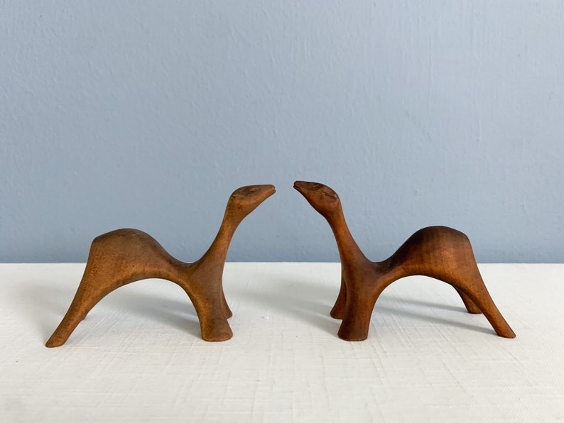One Vintage Danish Modern Animal Sculptures Stamped Two Available image 2