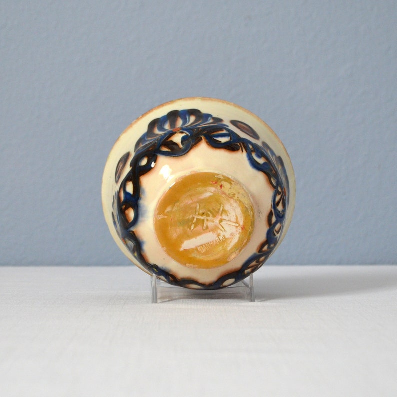 K\u00e4hler Hand Decorated Small Bowl Vintage Herman A