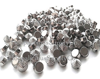 25pc 8mm Swirl Studs. Sew On. Glue On. Silver. High End Supplies. DIY Crafts. Shoes. Jackets. Costumes. We’re in the USA. 5 Star Reviews