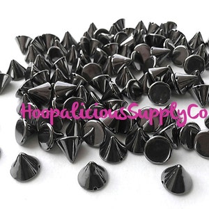 100pc 10mm Cone Studs. Sew On. Glue On. High End Supplies. DIY Crafts. T-shirts. Shoes. Jackets. Costumes. We’re in the USA. 5 Star Reviews.