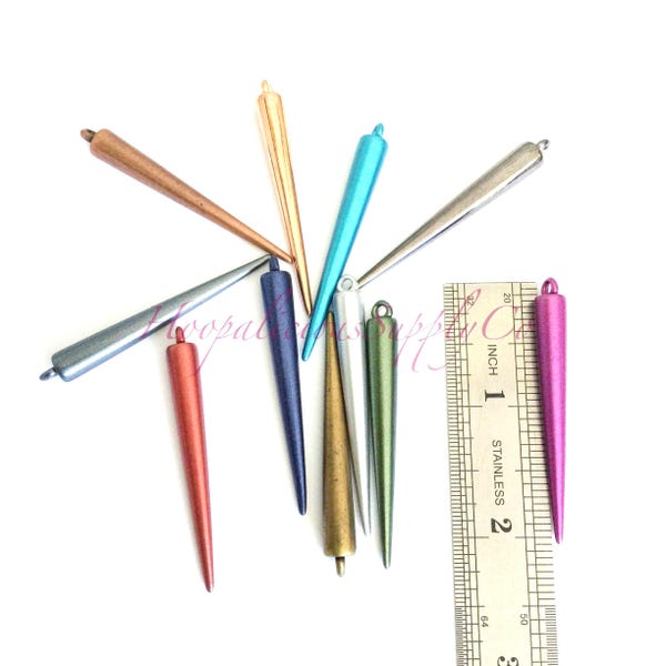 Spike Beads. Acrylic Spikes. High End Supplies for DIY Crafts. Use on T-shirts. Shoes. Jackets. Located in the USA. 5 Star Buyer Reviews.