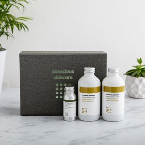 Organic Hair Treatment Gift Set. Contains Organic Shampoo, Conditioner and Argan Oil. Gift Set. Gift for Women. Natural Hair Products.