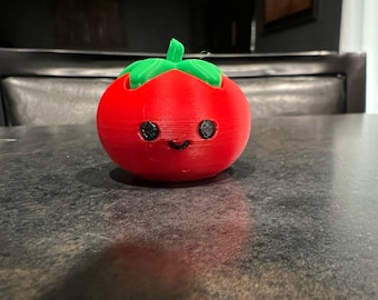 Clicker tomate Fidget, imprimé en 3D | Jouet de bureau ASMR, anti-stress, cadeau kawaii