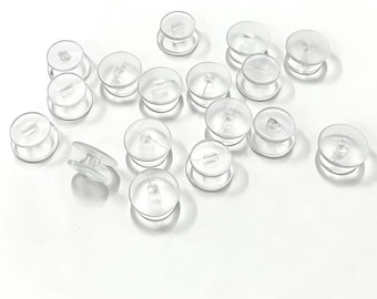 Crocs universales, 12*10 mm, transparentes, en forma de I, 40 piezas para decoración de zapatos, botón base de plástico para bricolaje, hechos a mano.