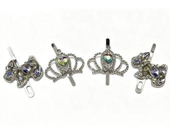 DIY decorations such as shoe buckles, shoe accessories and shoe clips, two perstyle, totaling four