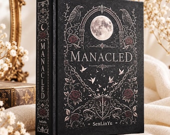 Manacled Hardcover Book by SenLinYu, Gothic Collector Style Edition, Dark Romance Illustrated Book, Book Lover Gift