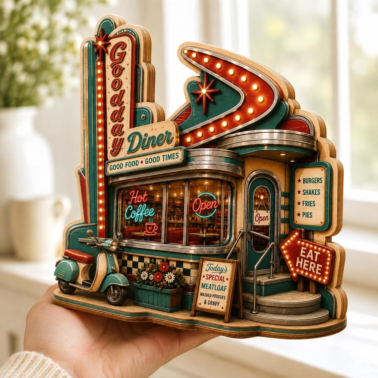 Retro diner plates - Etsy 日本