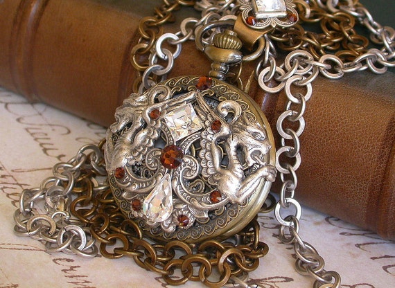 gothic pocket watch