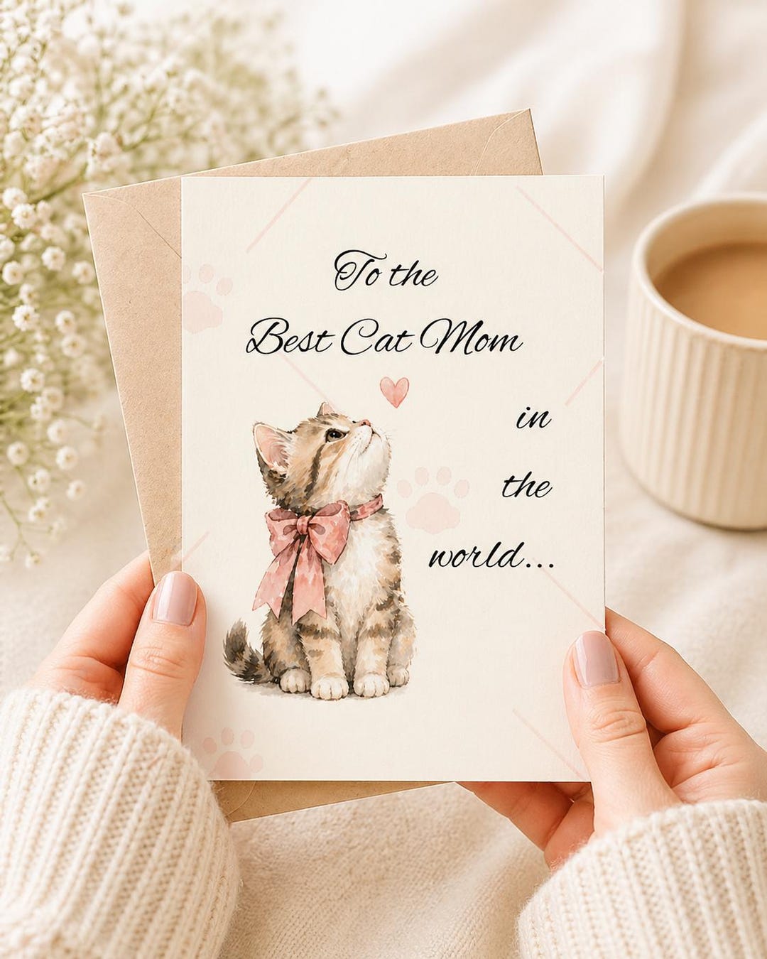Printable Cat Mom Mothers Day Card | From the Worlds Most Spoiled ...