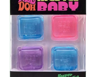 NeeDoh Nice Ice Baby 4 Pack (Pink, Blue, Purple)
