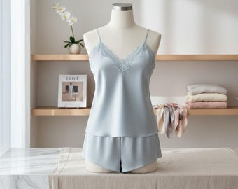 Cute & Comfy Lace Halter PJ Set You'll Live In All Summer