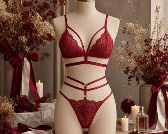 Strappy Lace Lingerie Set That Feels as Good as It Looks