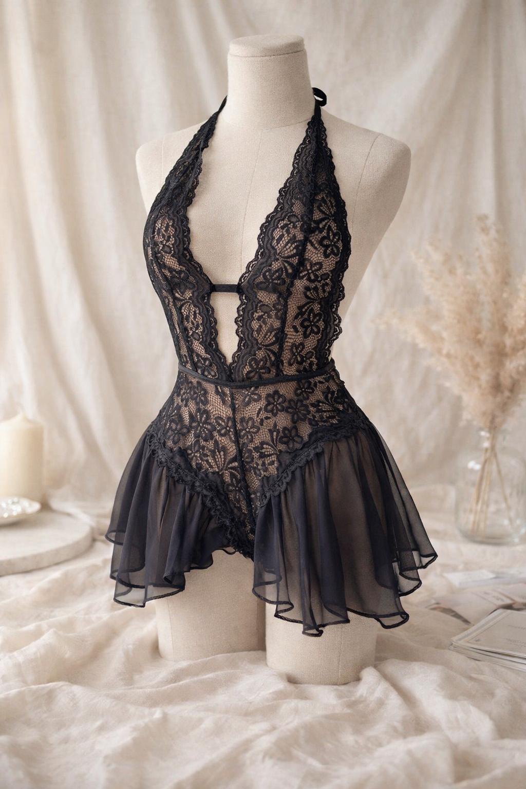 deep v-neck sexy lingerie black sexy underwear babydoll split lingerie Women Sexy Long Nightgown Mesh See Through Split Lingerie Lace Babydoll  Flowy Long Dress Chemise Deep Vneck Sleepwear Black at Amazon Women's  Clothing store