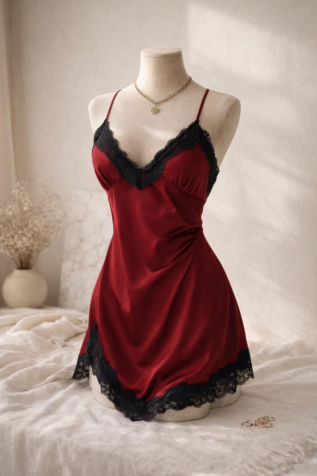 chinese dress ladies Ladies Sexy Silk Satin Night Dress Sleeveless Nighties V-neck Nightgown  Solid Nightdress Lace Night Gown Sleepwear For Women main image 0