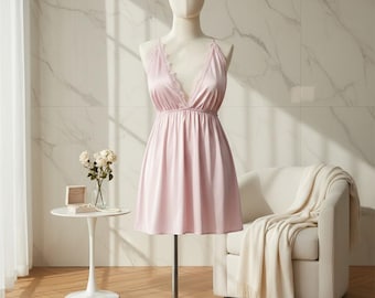 Silky Lace Nightgown That Makes Every Night Feel Luxurious
