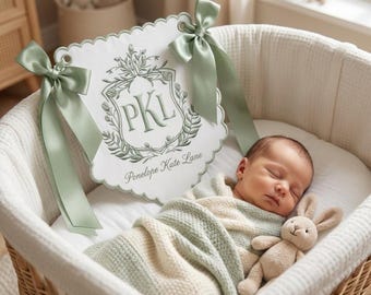 Guirnalda personalizada con nombre bordado, guirnalda de tela para habitación infantil, recuerdo para baby shower, pancarta de cumpleaños personalizada
