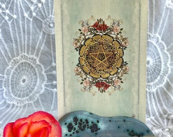 Tiny Mountain Tarot Card or Photograph Holder