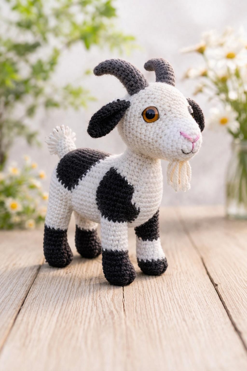 37 Goat Crochet Patterns to Stitch: Farm Animals, Amigurumi, and Whimsical Goats 7 Crochet Goat Amigurumi Pattern Farm Animal Plush Tutorial