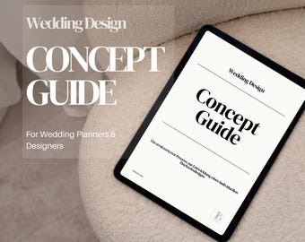 Wedding Planner Design Workbook, Wedding Customer Questionnaire, Wedding Concept Guide, Canva Template + PDF, Wedding Planner Tool