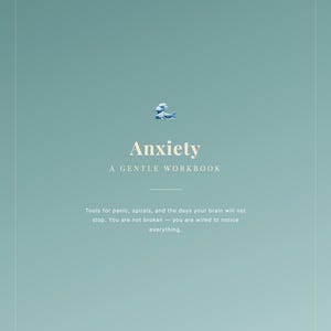 Cuaderno de trabajo para la ansiedad / Registro de pánico, preocupación y pensamientos (PDF digital)