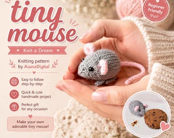 Tiny Mouse Toy-breipatroon
