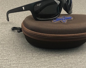 Gafas de sol Maui Jim, polarizadas, con protección UV, estilo deportivo, incluyen estuche para gafas Maui Jim / 776-34UTD