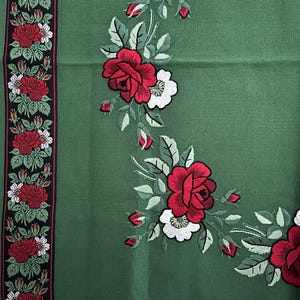 Vintage Embroidered Hungarian Tablecloth - Etsy