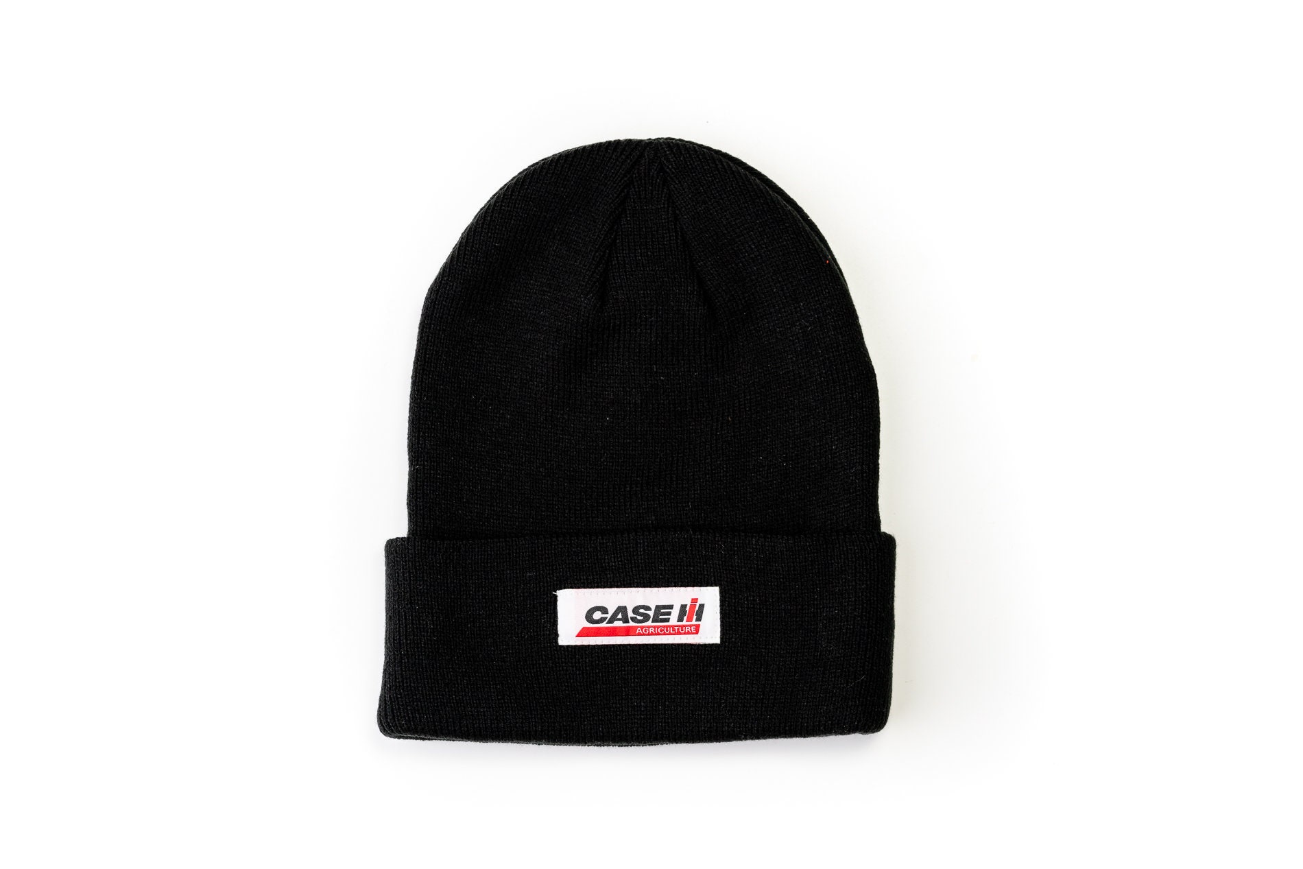Caseih Logo Knit Toboggan Hat Black Etsy