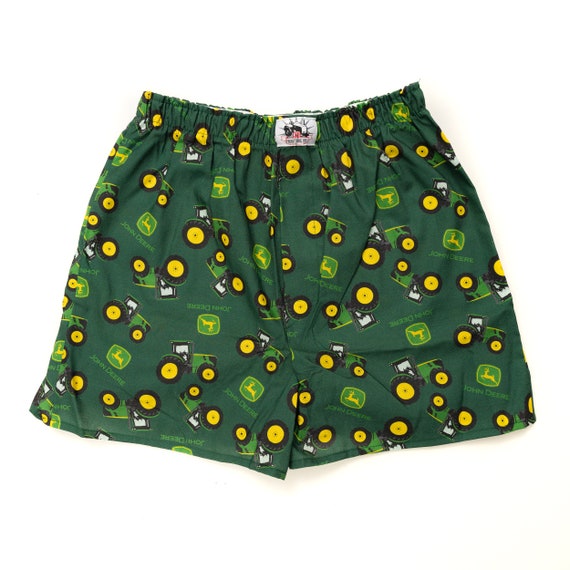 Boxer Shorts displaying John Deere Tractors