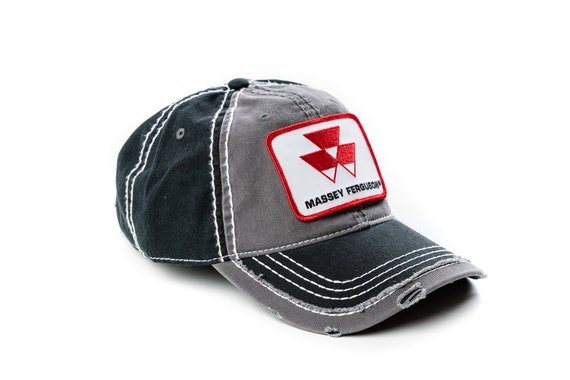 Massey Ferguson Tractor Logo Hat Gray 