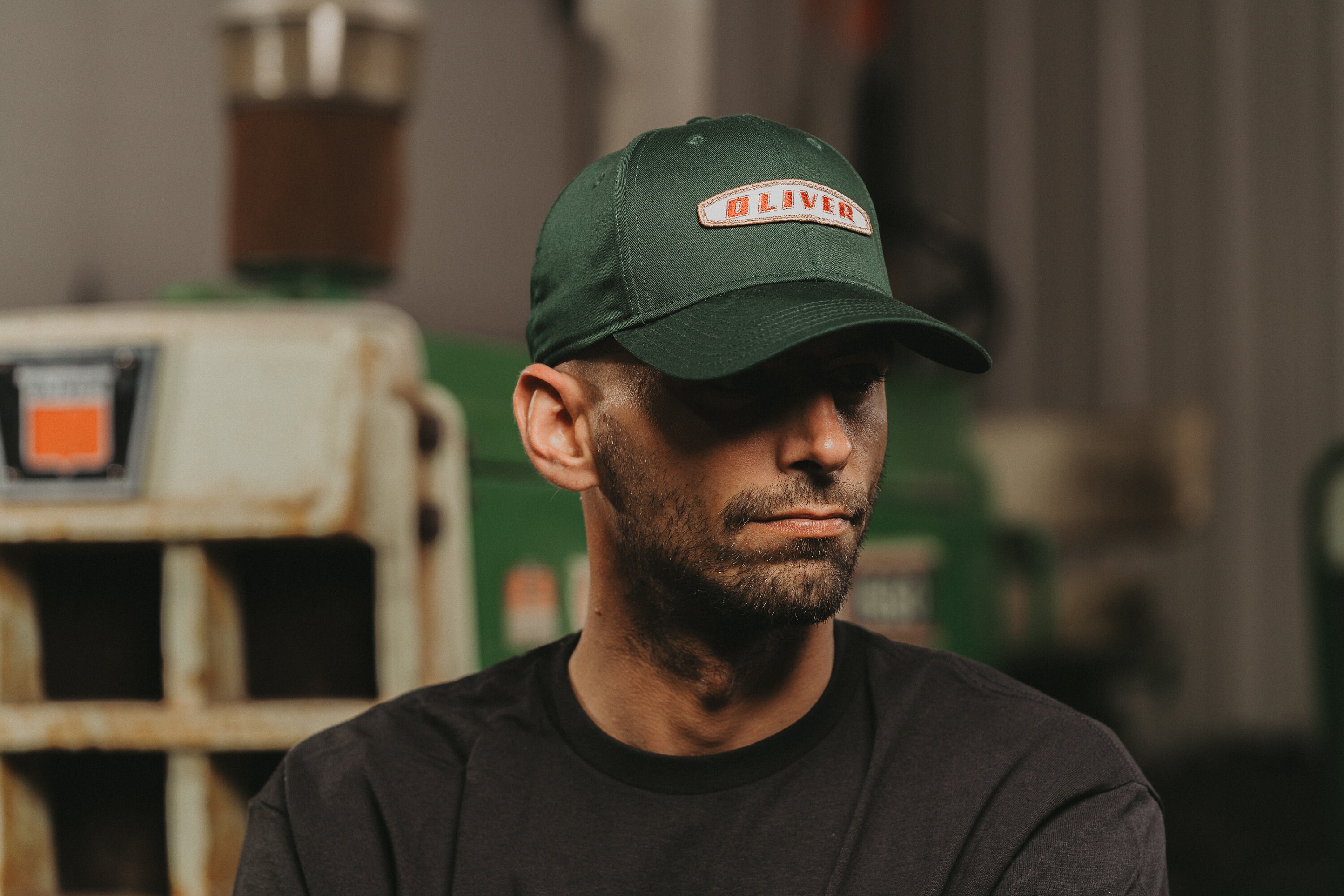 Cappello con logo Oliver, taglia giovane, logo vintage, verde tinta unita - Italia Cappello con logo Oliver, taglia giovane, logo vintage, verde tinta unita - Italia
