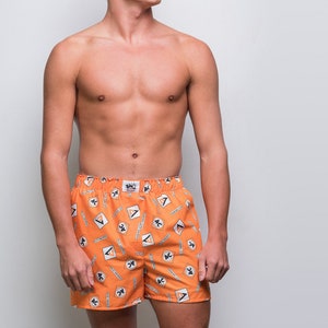 Allis Chalmers Tractor Logo Boxer Shorts, orange