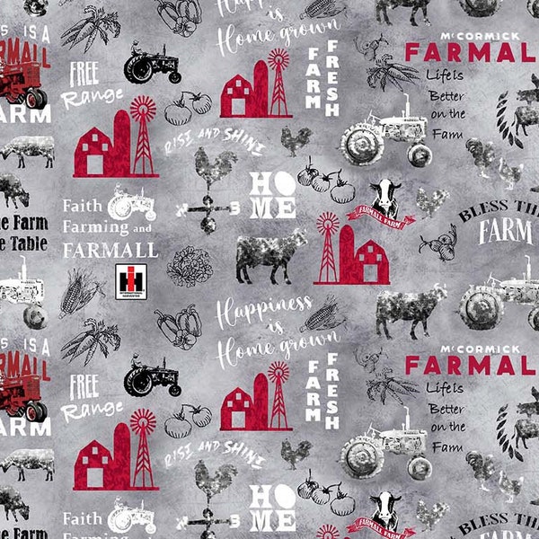 Case Ih Fabric Etsy