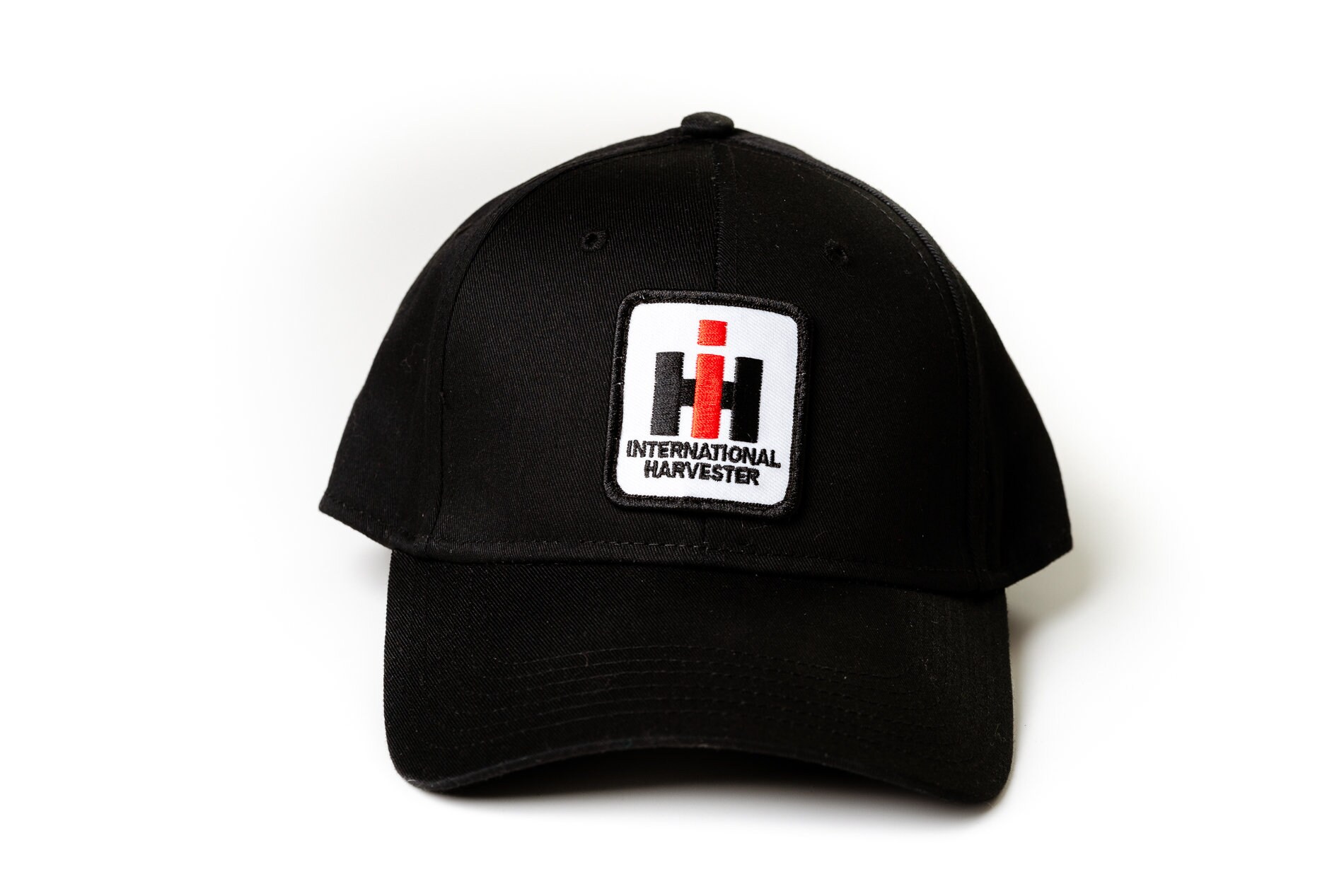 International Harvester IH Logo Hat, Solid Black, Adult, Youth or ...