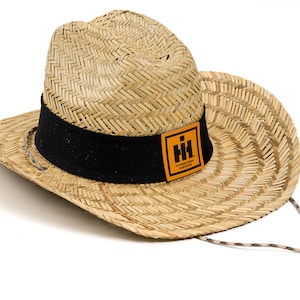 International Harvester Logo Hat, Straw Cowboy Hat